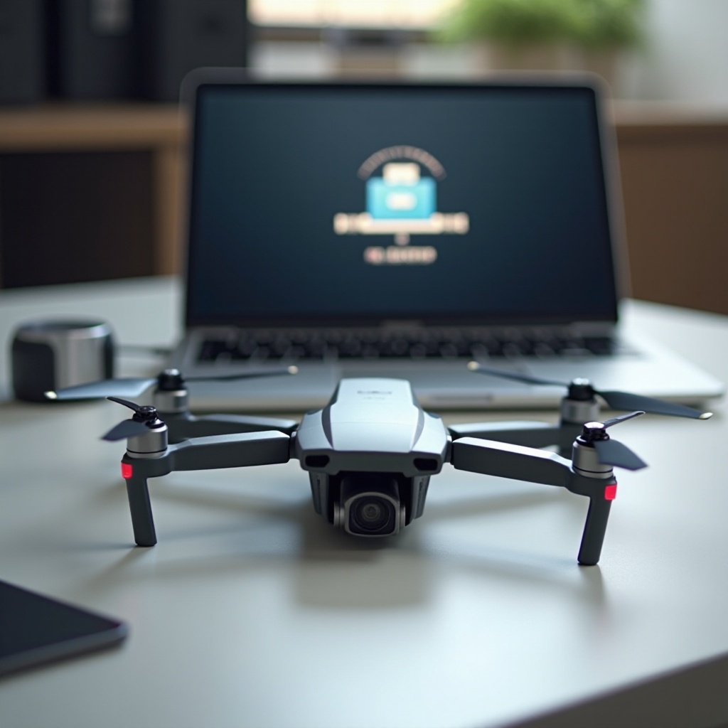 Collegamento della memoria interna da Mavic a MacBook Pro