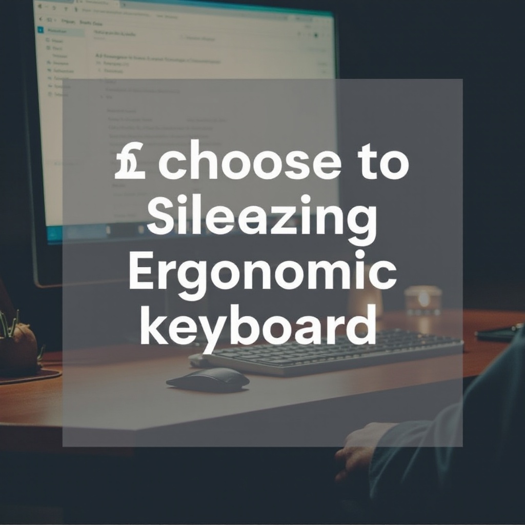 csendes ergonomikus billentyűzet