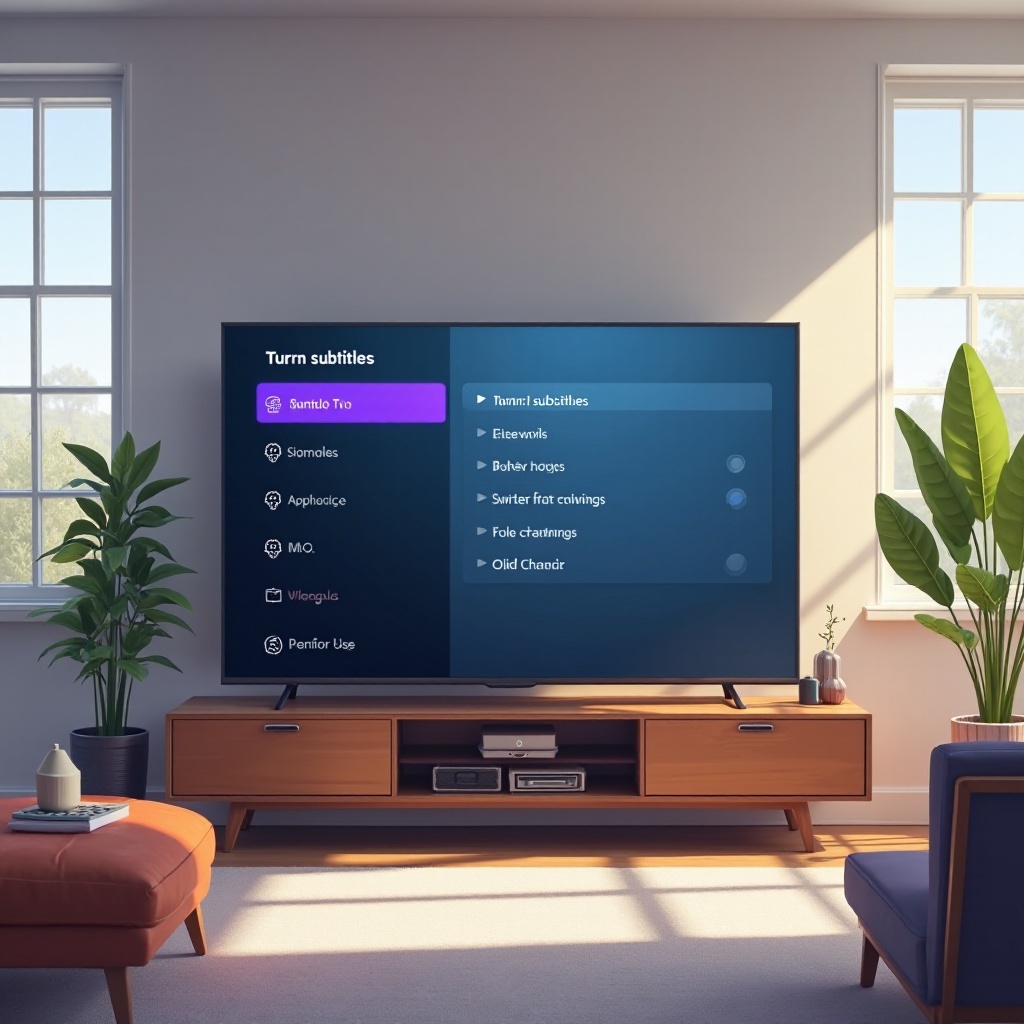 come disattivare i sottotitoli su Roku TV