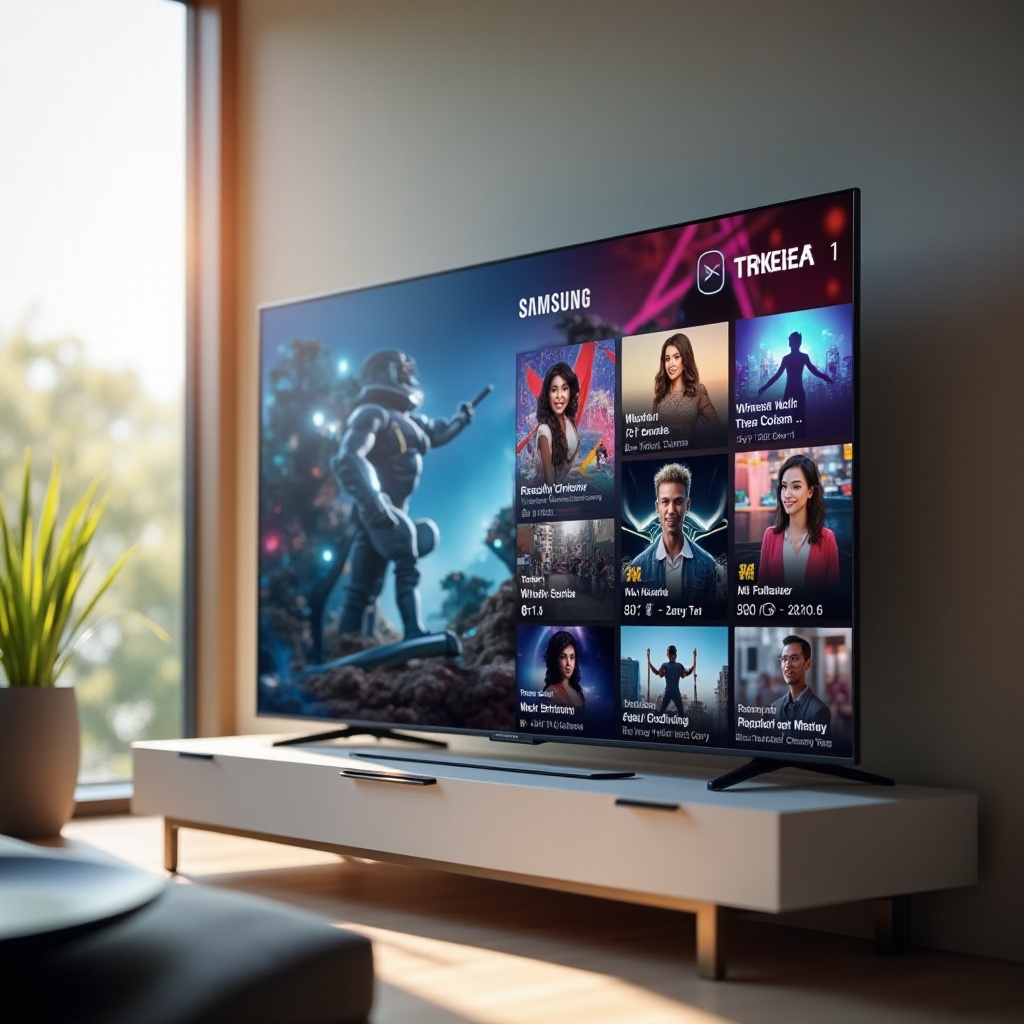 jak sledovat rozdělenou obrazovku na Samsung Smart TV