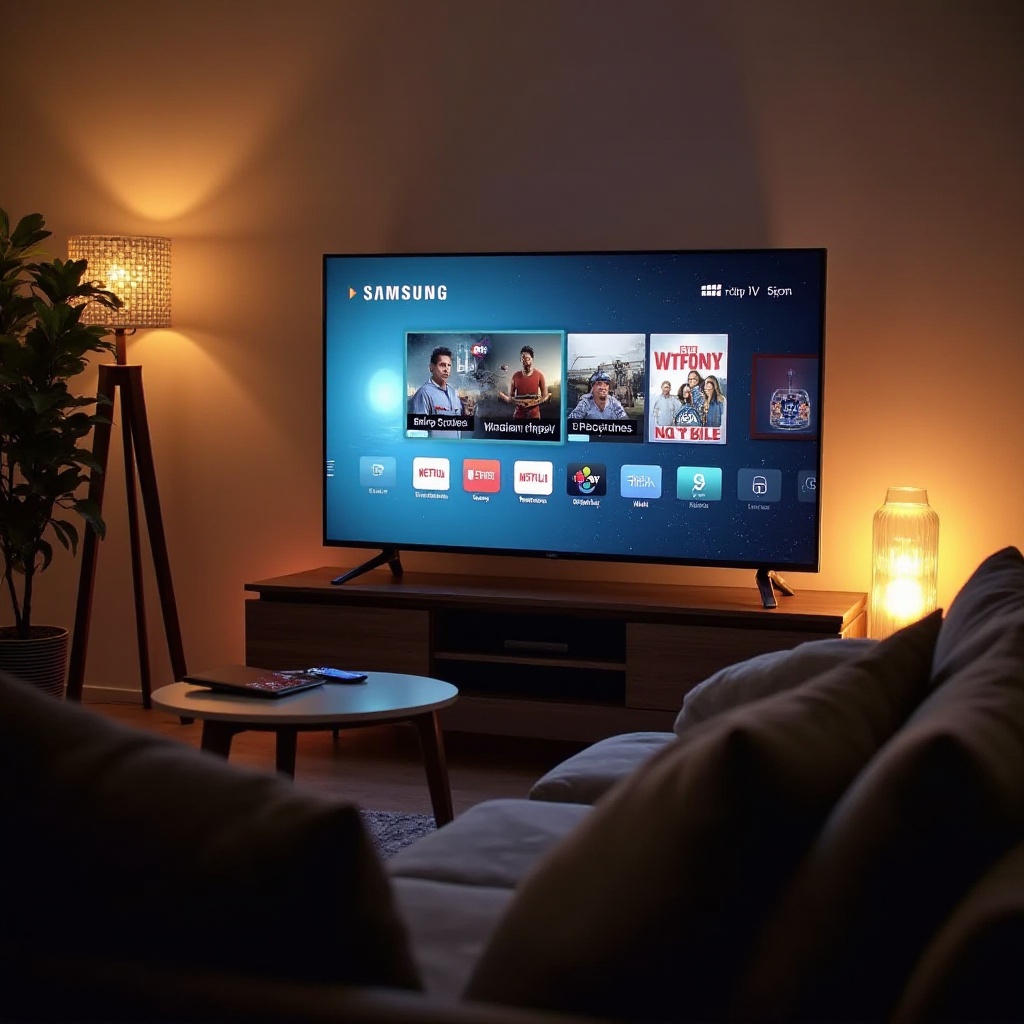 wie man geteilten Bildschirm auf Samsung Smart TV schaut
