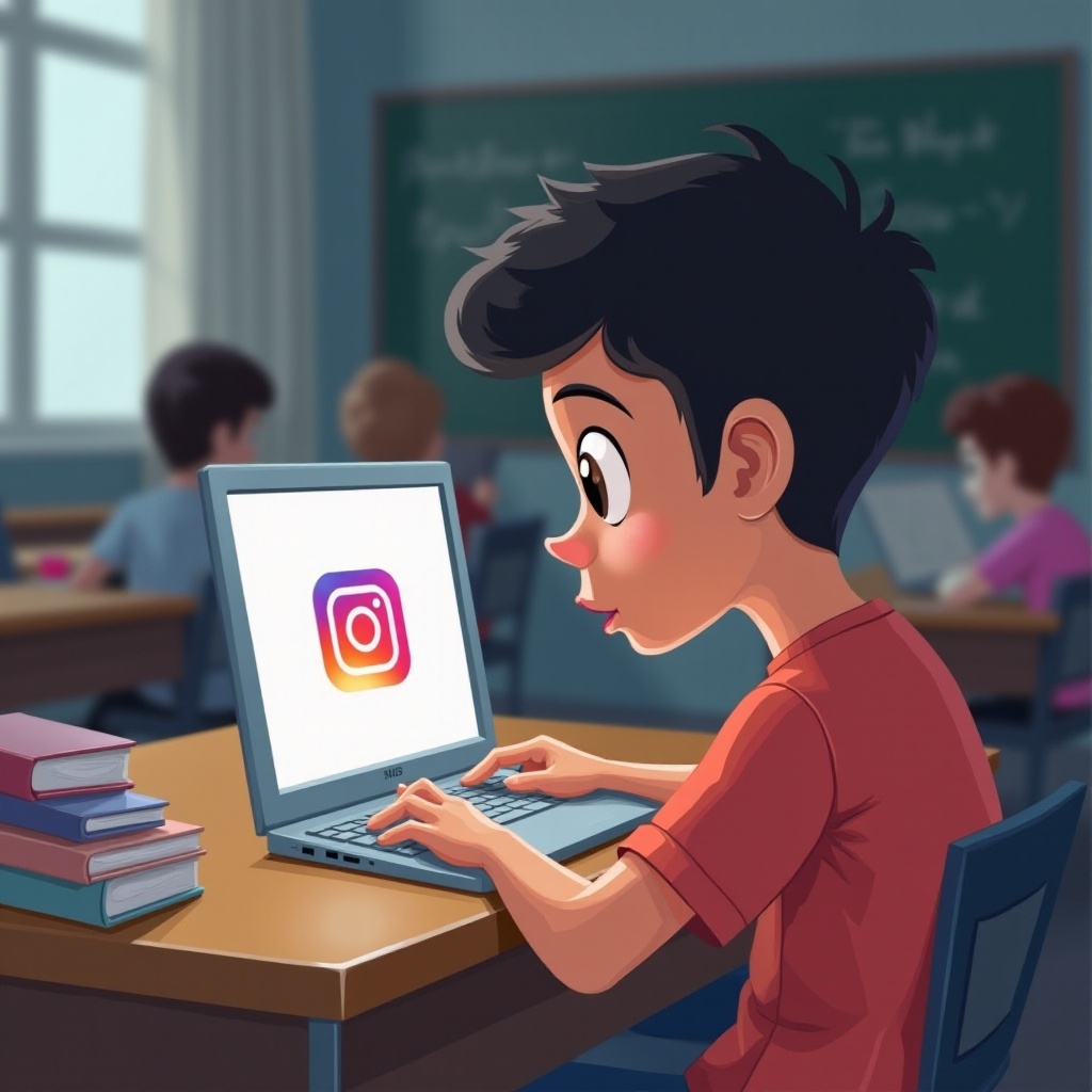 come accedere a Instagram su un Chromebook della scuola