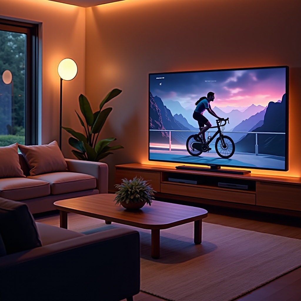 Wie man Peloton auf einem Smart-TV sieht