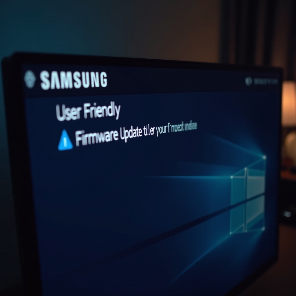 aktualizace firmwaru monitoru Samsung