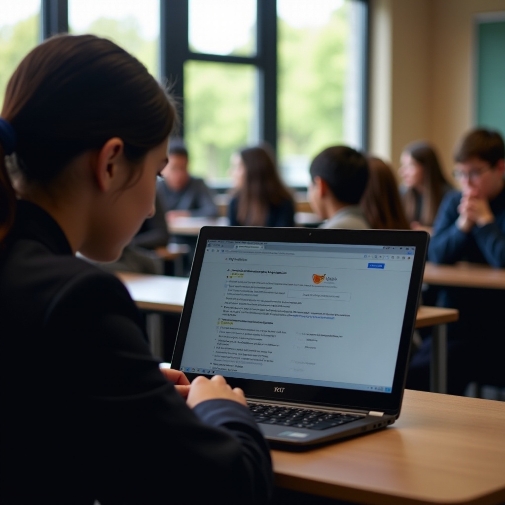 jak obejść administratora na Chromebooku