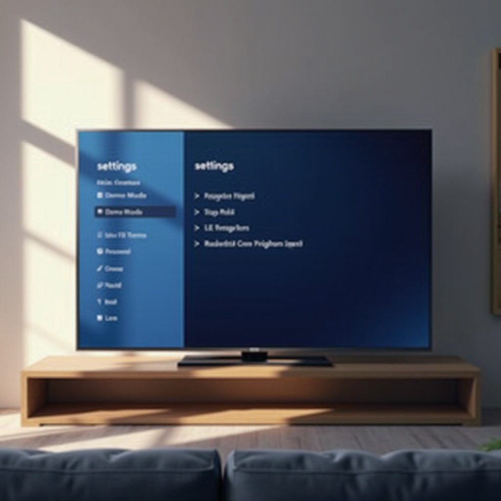 hogyan lehet letiltani a demó módot a Samsung TV-n