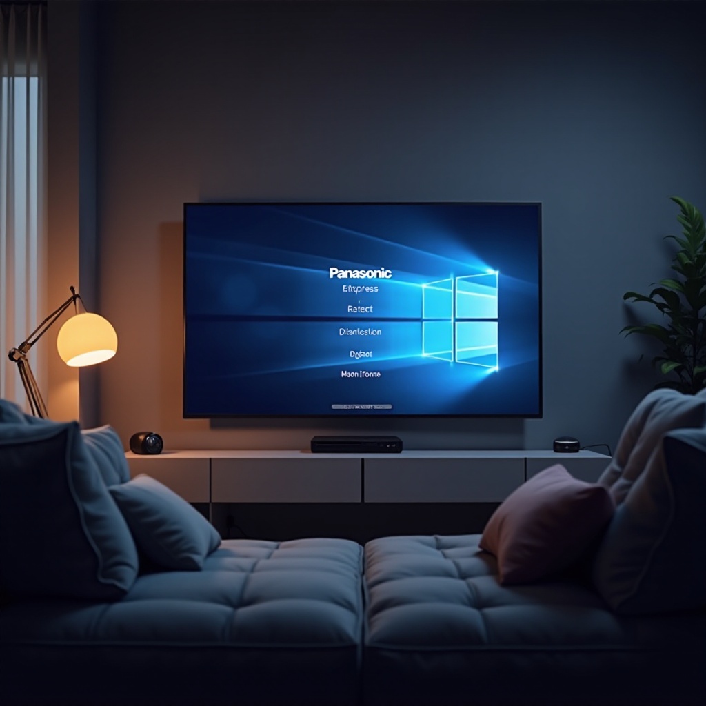 Panasonic TV visszaállítása