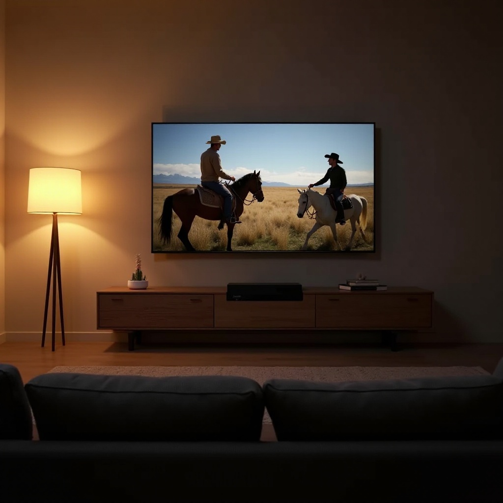 wie man Yellowstone auf einem Smart-TV sieht