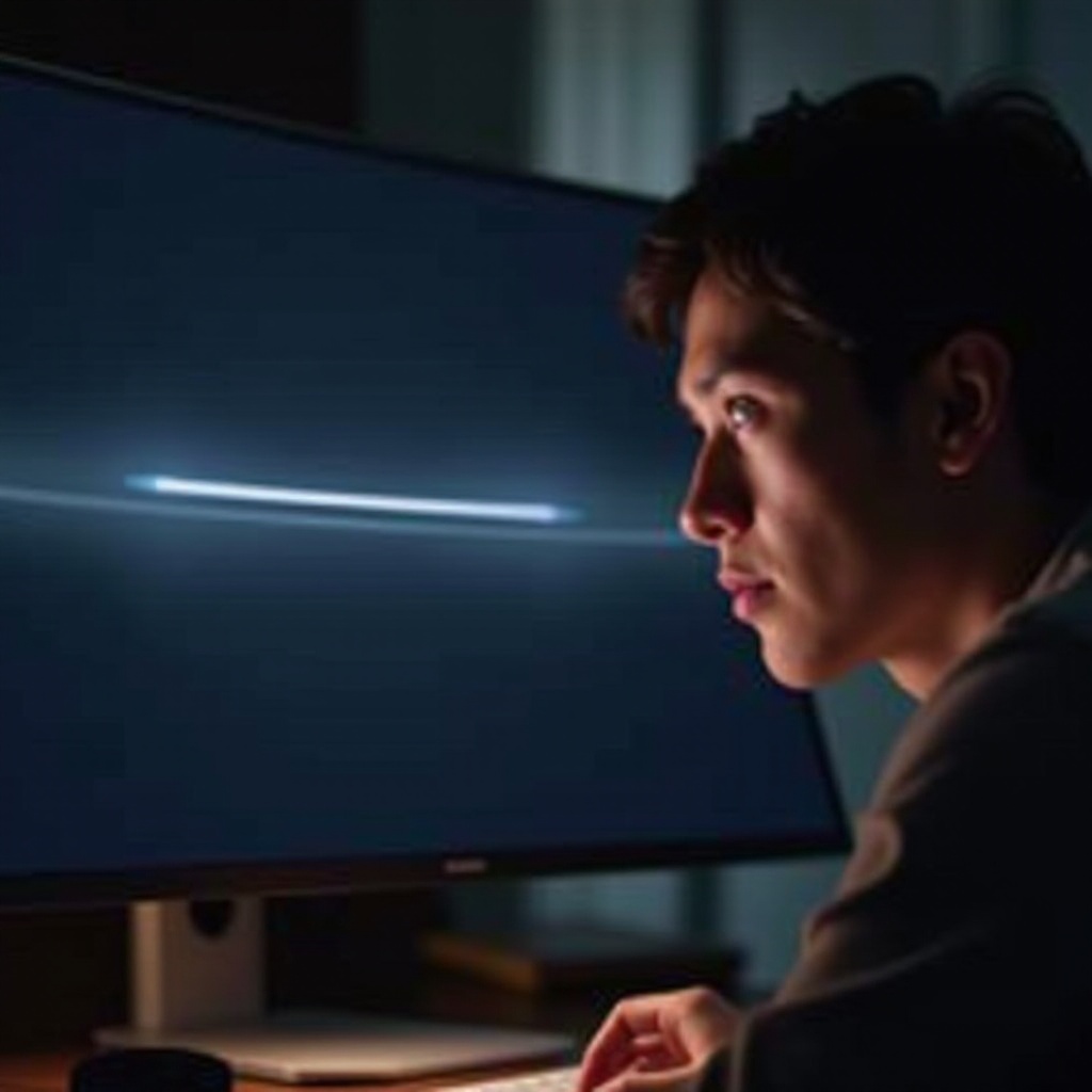 чудна димљива линија на мом монитору Samsung Odyssey G7