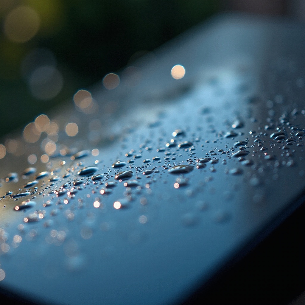 Was sind die Wassertropfen auf meinem Google Chromebook-Bildschirm?