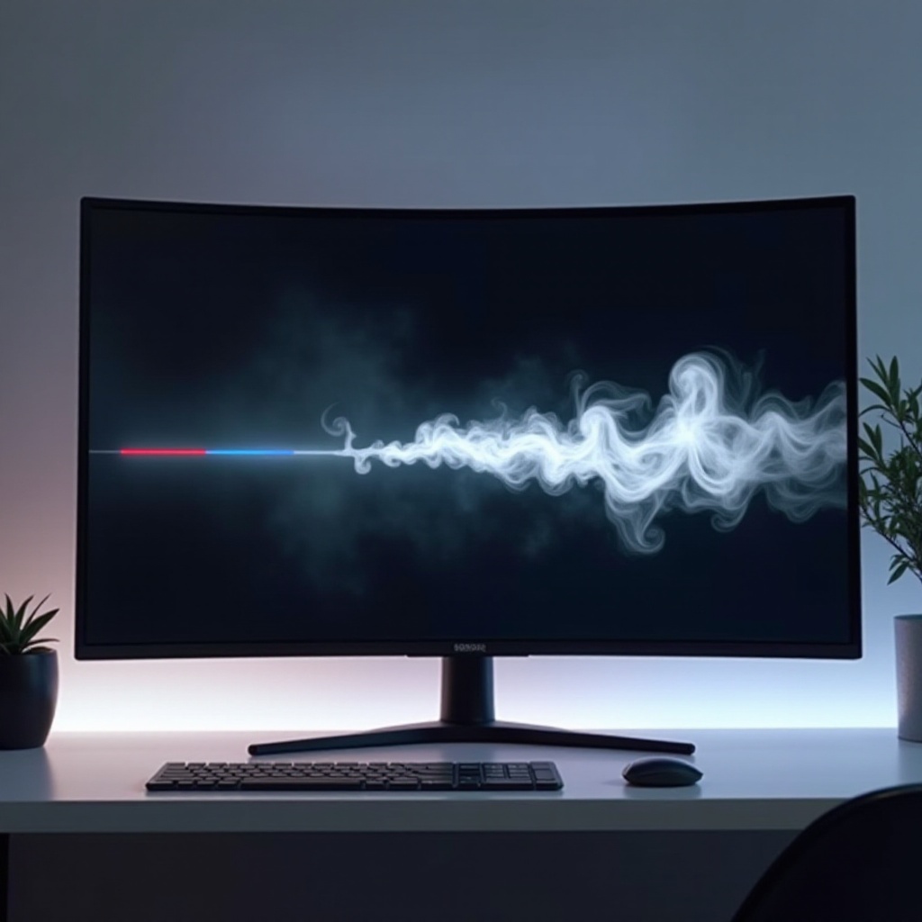 furcsa füstös vonal a monitoromon samsung odyssey g7