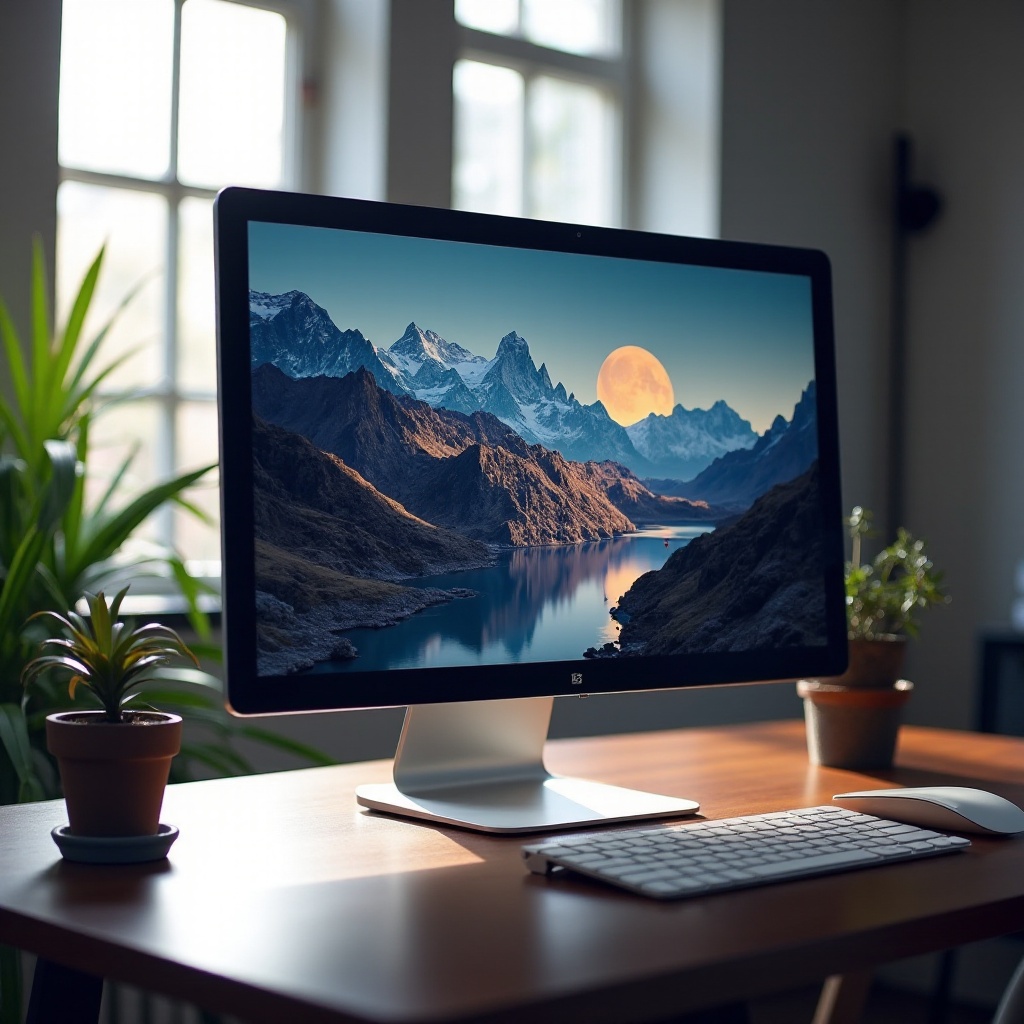 Dimensione dello schermo del monitor 4k