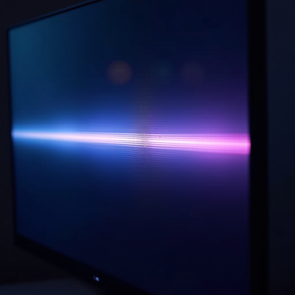 чудна димљива линија на мом монитору Samsung Odyssey G7