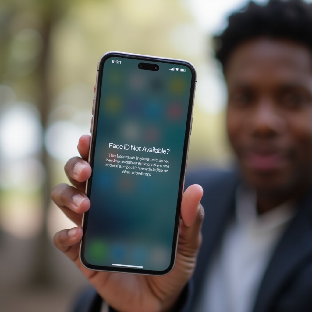 Warum sagt mein Telefon, dass Face ID nicht verfügbar ist?