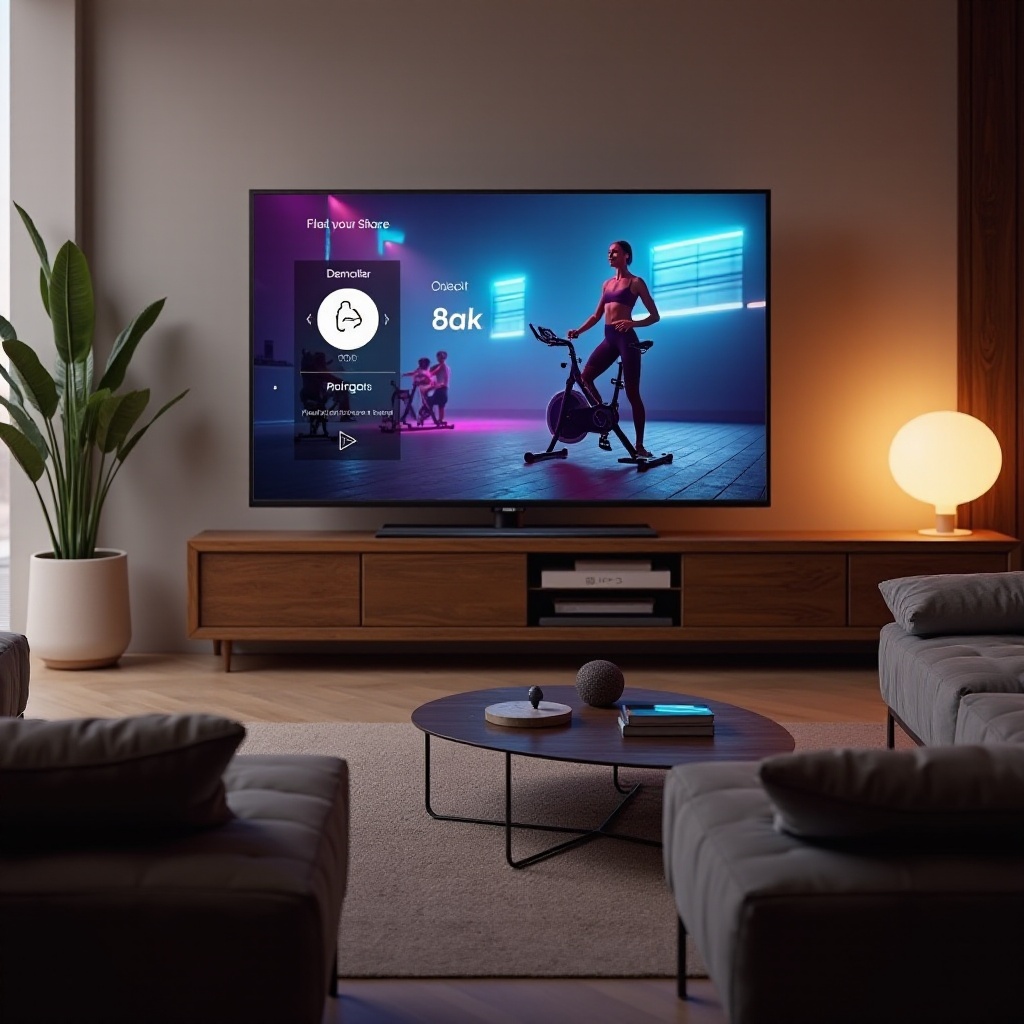 Wie man Peloton auf einem Smart-TV sieht