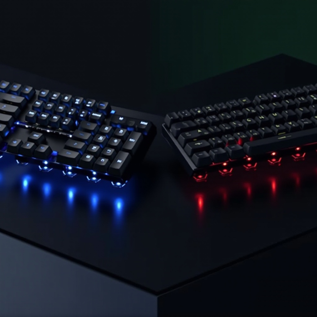 klávesnice corsair vs razer