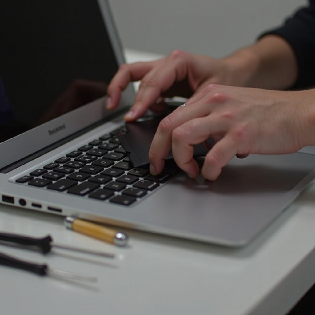 MacBook Air Bildschirm wechseln