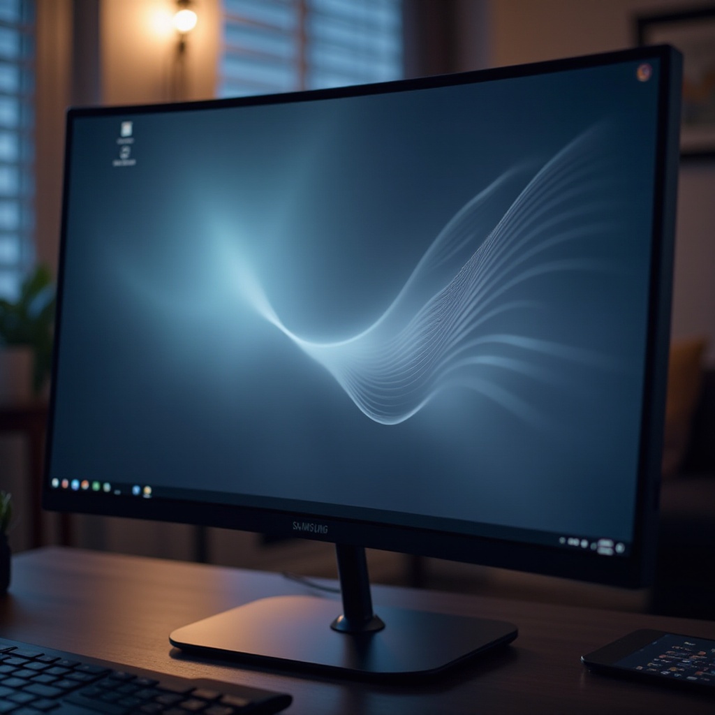 seltsame rauchige Linie auf meinem Monitor Samsung Odyssey G7