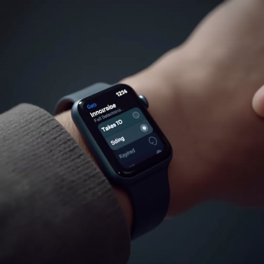 jak nastavit detekci pádu na Apple Watch
