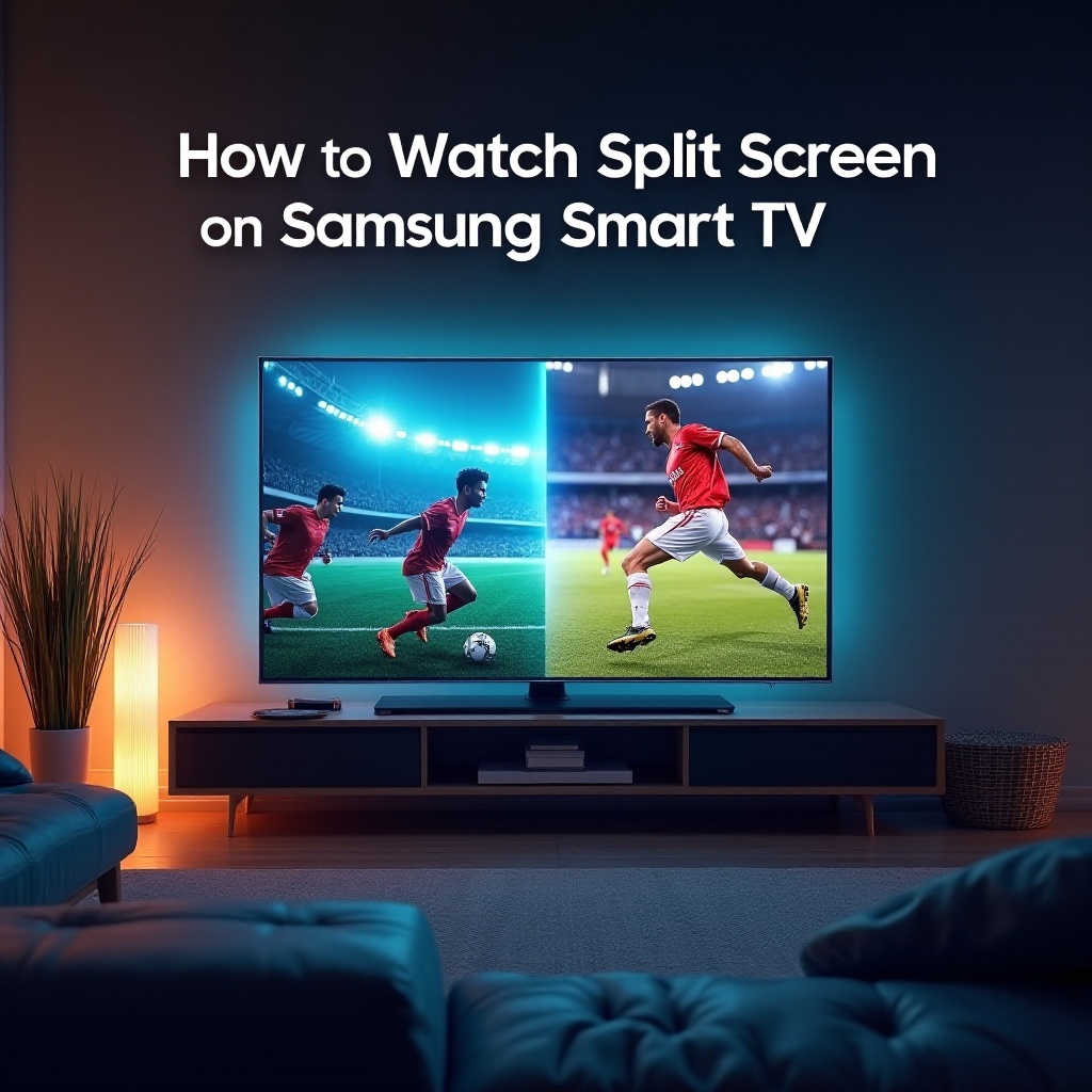 come guardare lo schermo diviso su Samsung Smart TV