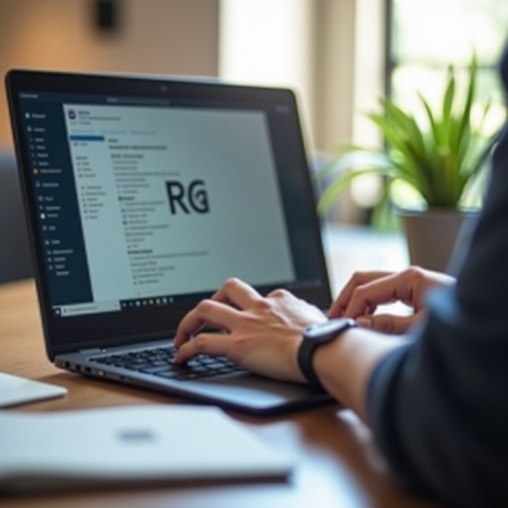 symbol registrované ochranné známky na Chromebooku