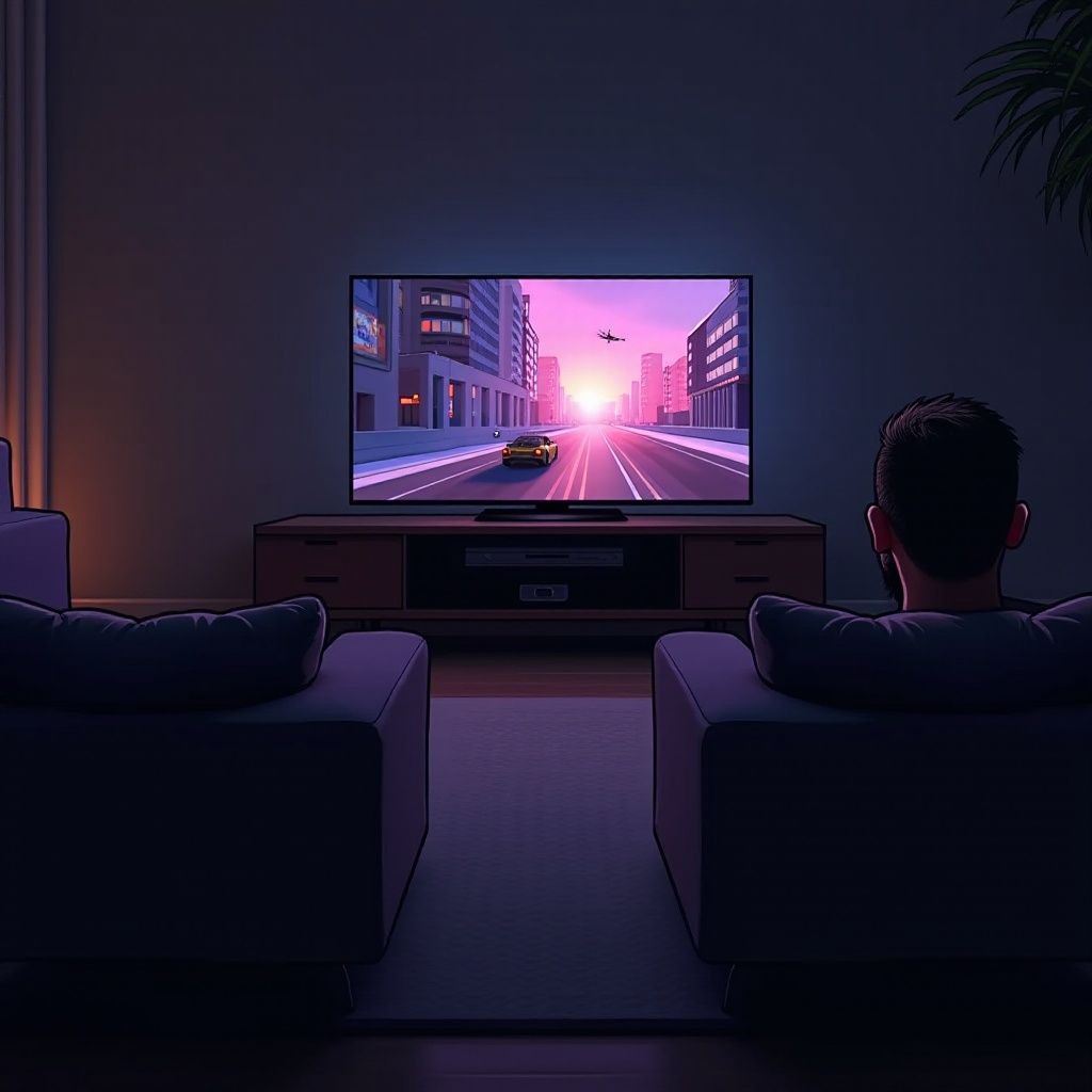 PS4 na 32-calowym telewizorze