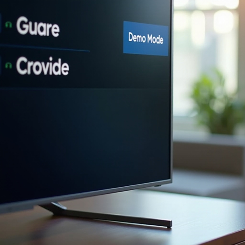 come disattivare la modalità demo su TV Samsung