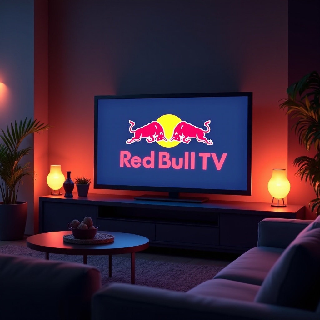 wie man Red Bull TV auf einem Smart-TV schaut