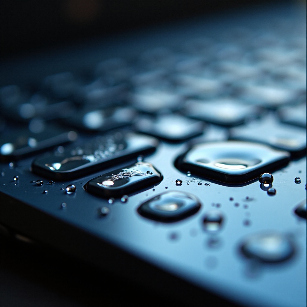 Co jsou to vodní kapky na obrazovce mého Google Chromebooku?