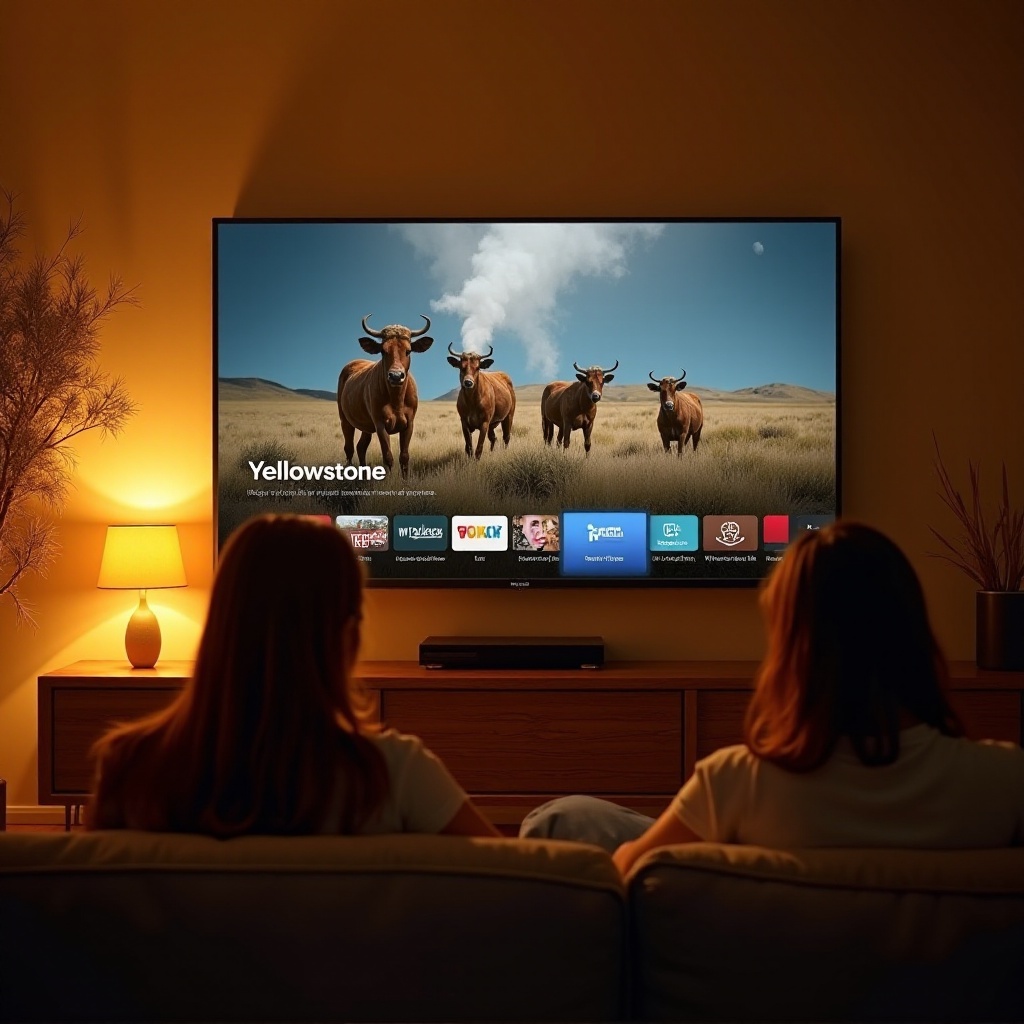 hogyan lehet nézni a yellowstone-t okostévén