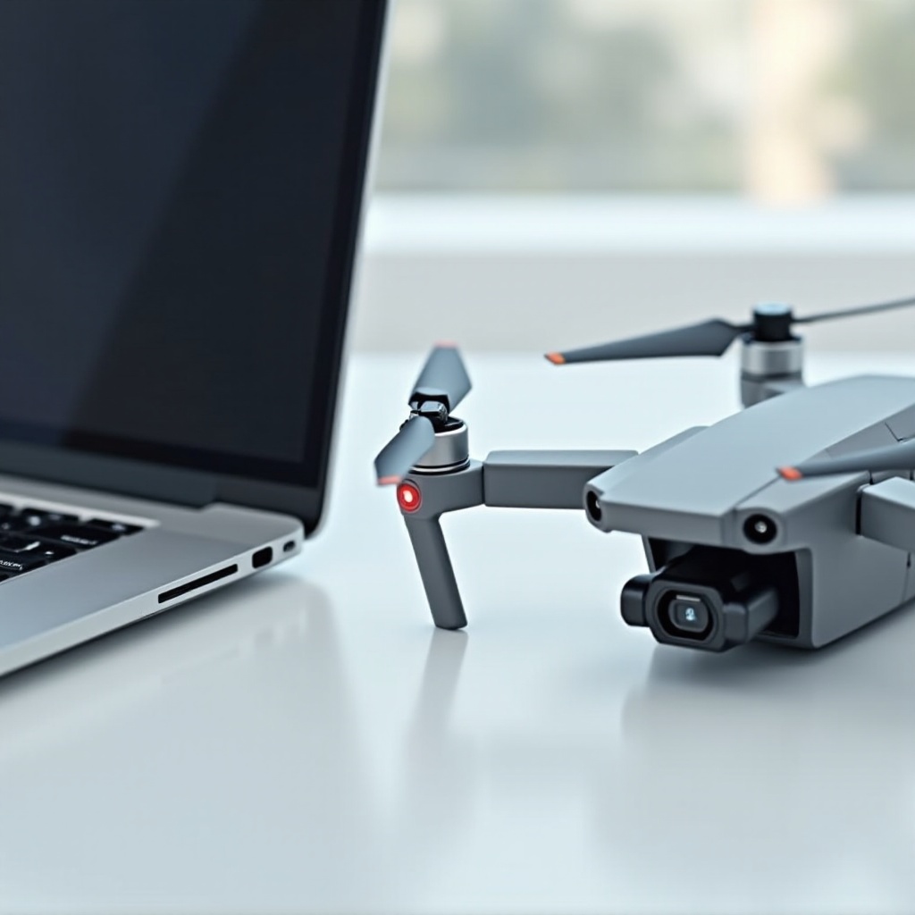 Повезивање унутрашње меморије из Mavic-а са MacBook Pro