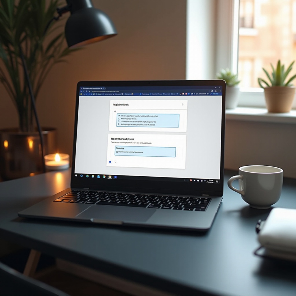 eingetragenes Markenzeichen-Symbol auf Chromebook