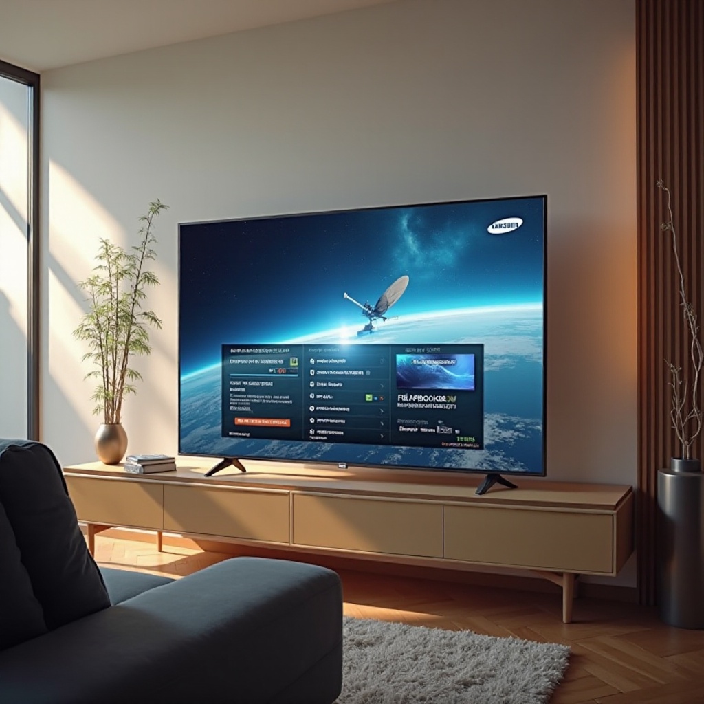 jak sledovat satelitní televizi na Samsung Smart TV