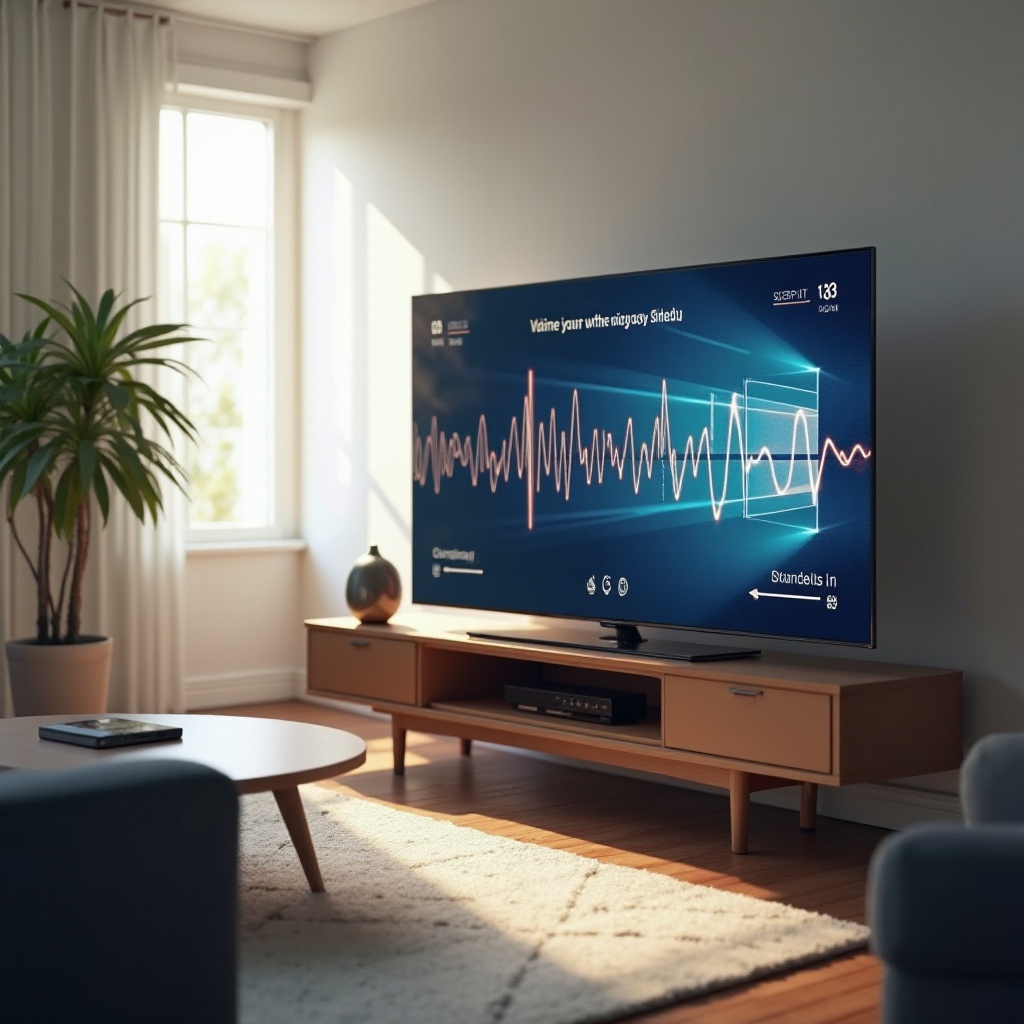 Il volume della TV Samsung continua ad aumentare fino a 100.